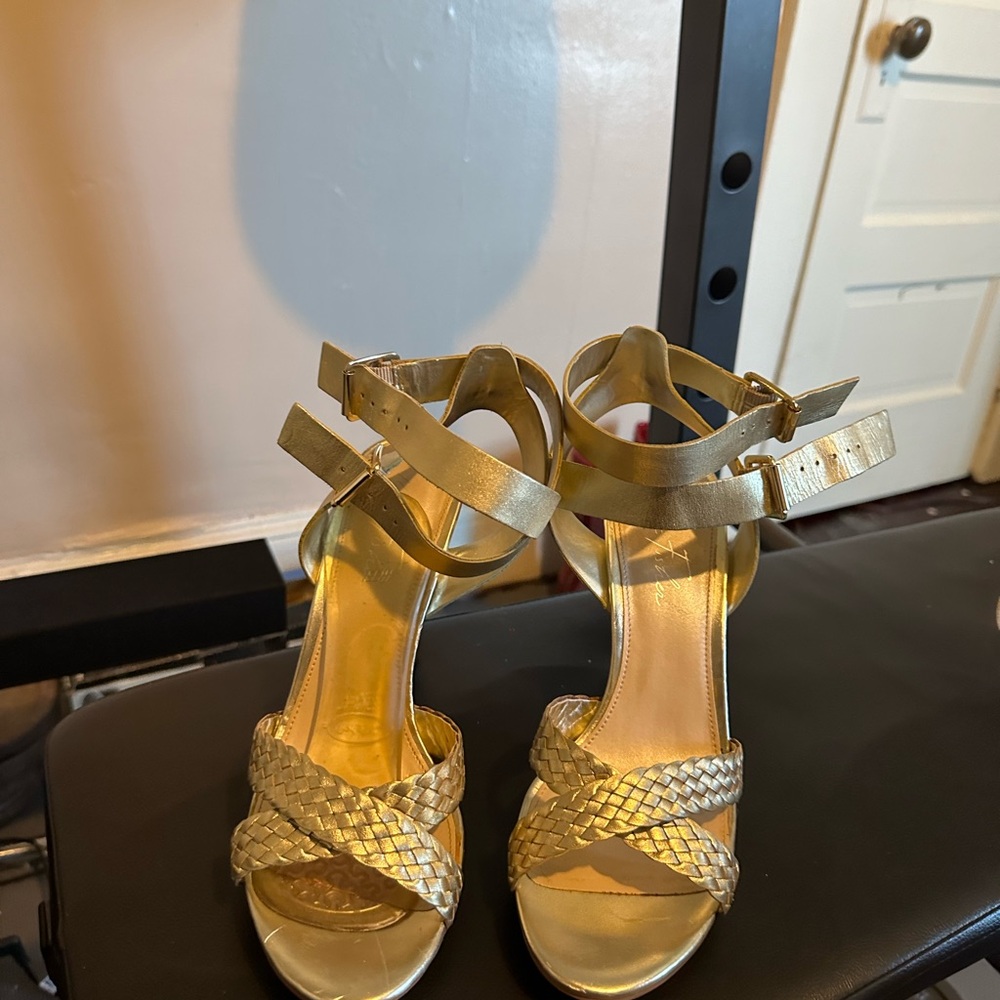 Gold heels